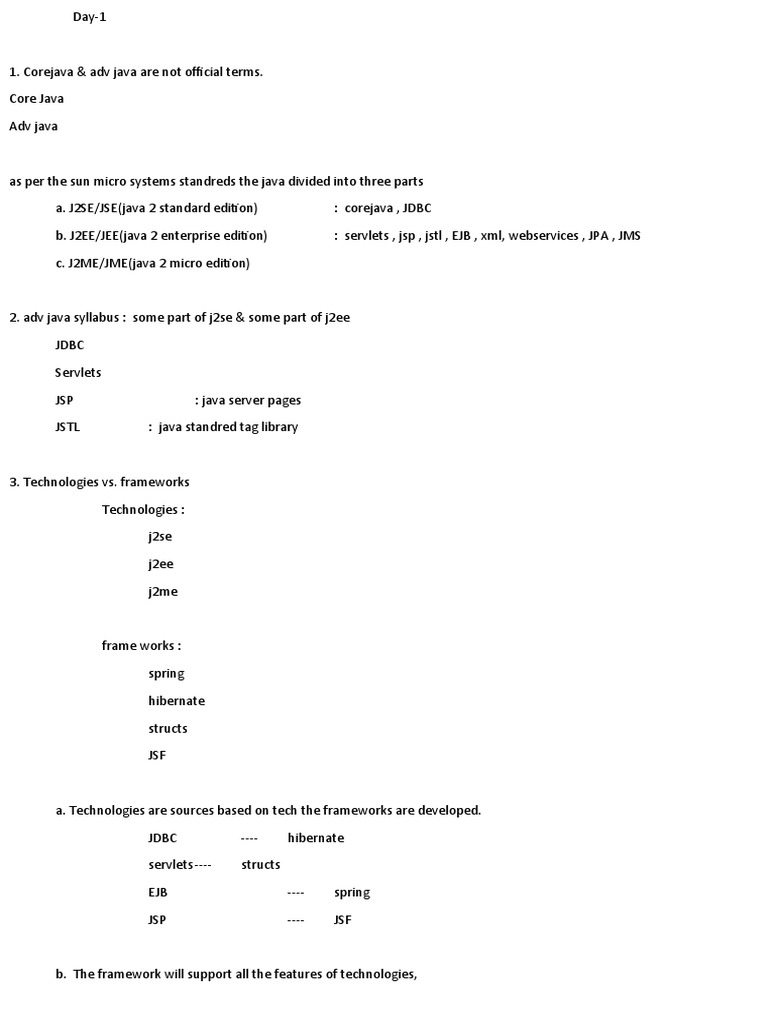 Java Development Overview and JDBC Guide | PDF | Web Application | Java ...