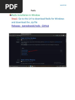 Redis Installation in Window: Step1