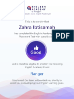 Good Zahra Ibtisamah Ranger