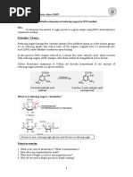 DNS Method for Reducing Sugar Estimation | PDF | Spectrophotometry ...