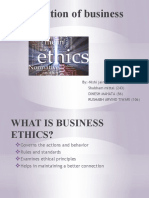 Evolution of Business Ethics