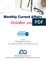 Monthly Current Affairs: October 2020