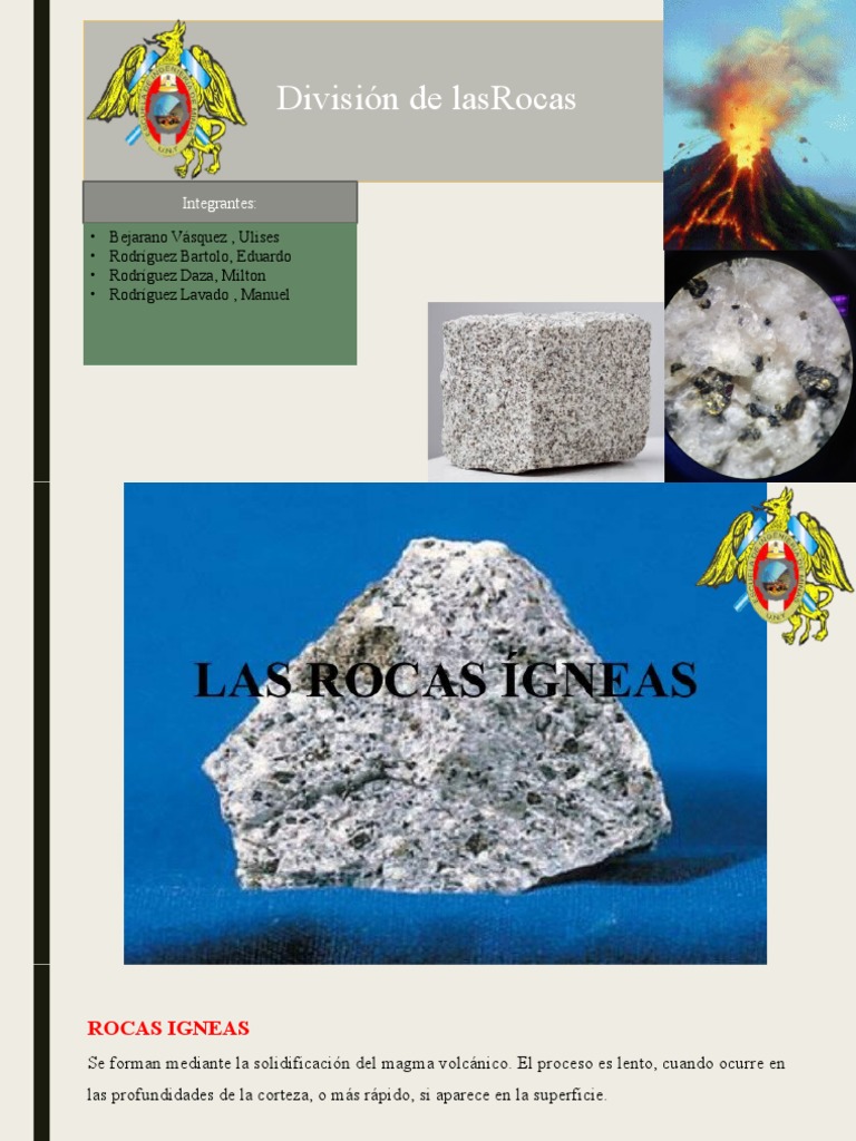 Clasificación de Rocas Ígneas | PDF | Roca ígnea | Roca (geología)