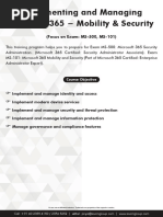 Microsoft 365 Mobility and Security