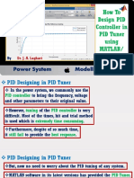 Designing of PID Controller in PID Tuner