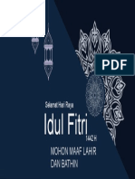 Idul Fitri: Mohon Maaf Lahir Dan Bathin