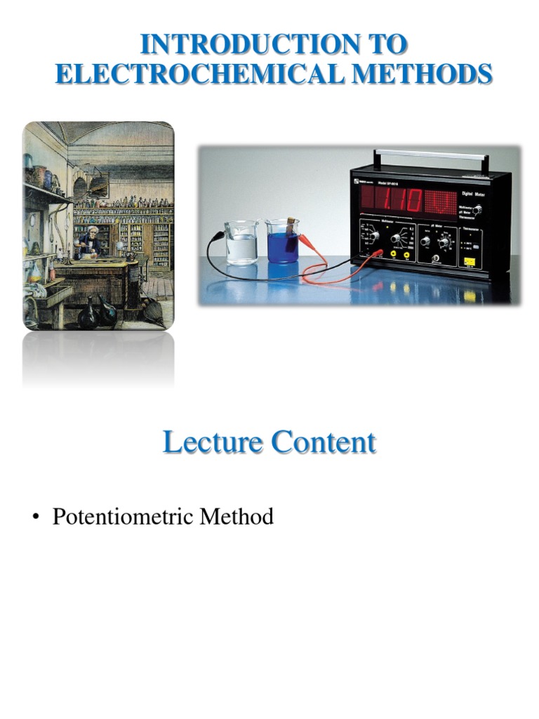 Electrochemical Methods Overview | PDF | Ph | Electrochemistry