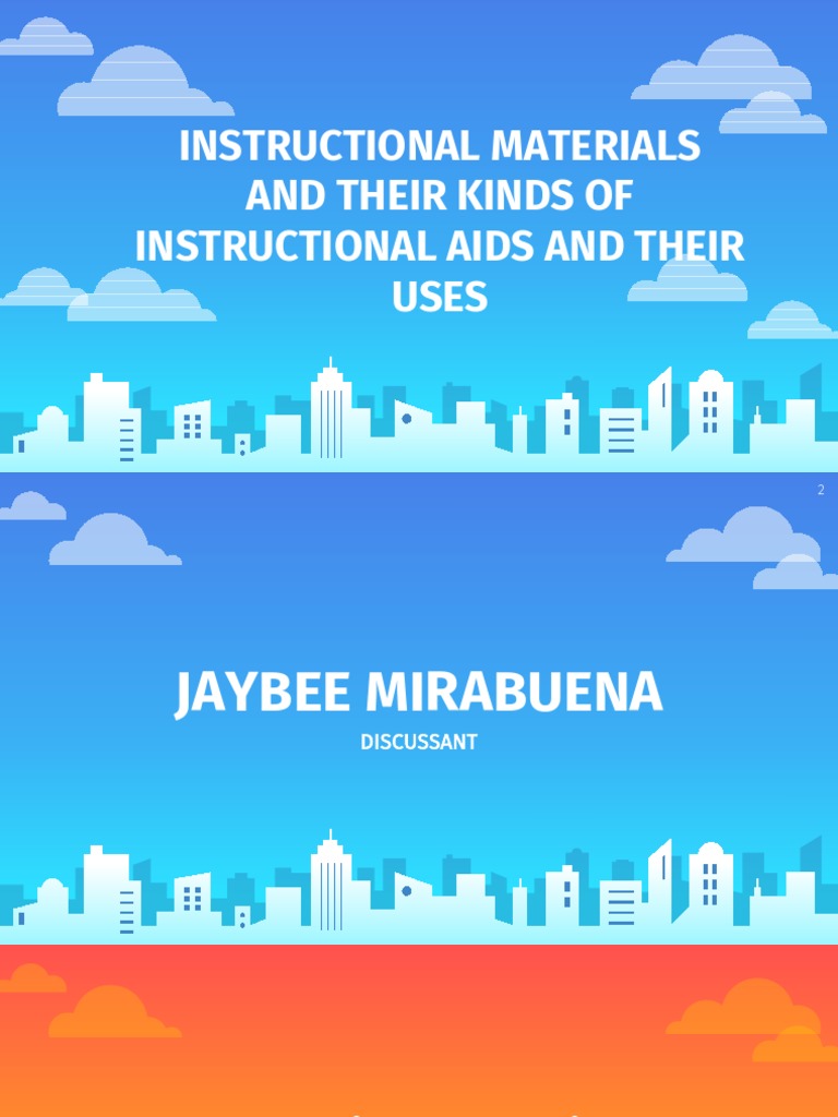 Types and Uses of Instructional Aids | PDF | Learning | Teachers