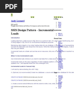 SSIS Design Pattern - Incremental Loads: Andy Leonard