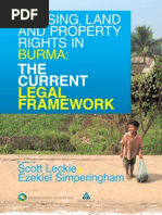 Download Key source - HOUSING LAND AND PROPERTY RIGHTS IN BURMA THE CURRENT LEGAL FRAMEWORK by SeerKnave SN52313768 doc pdf