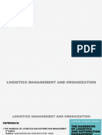 Logistics Management & Organization