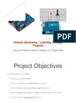 Arduino Bootcamp: Learning Through Projects: Using A Potentiometer To Adjust LED Brightness