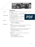 Explanations: Position and Place Prepositions Can Show Position