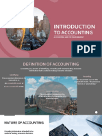 To Accounting: Accounting and Its Environment