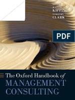 (Oxford Handbooks) Matthias Kipping, Timothy Clark - The Oxford Handbook of Management Consulting-Oxford University Press (2012)