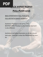 Back Hypertrophy Pull-Push-Legs