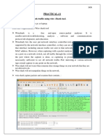 Aim:-To Analyze Network Traffic Using Wire - Shark Tool. Hardware Requirements: PC or Laptop. Software Requirements: Wire Shark Tool