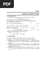 Solutions of Complex Variable