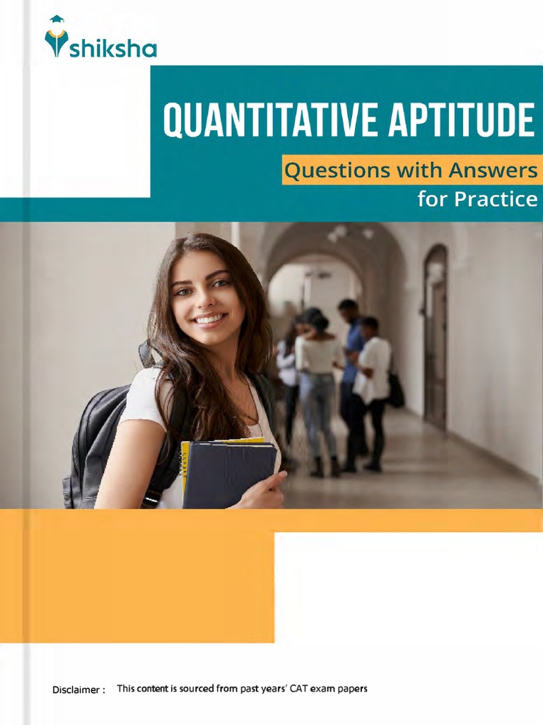 CAT Quantitative Aptitude Practice | PDF | Interest