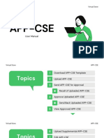 APP CSE - User Manual