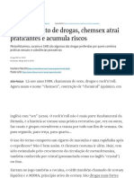 "Sexo Sob Efeito de Drogas, Chemsex Atrai Praticantes e Acumula Riscos", 28/08/20021