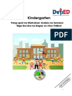 Dimasalang District Kindergarten Quarter 4 Week3 Module
