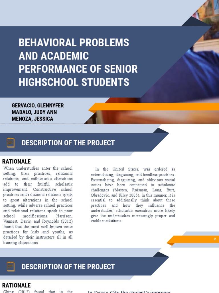 Behavioral Issues Impacting Academic Success | PDF | Teachers | Cognition