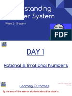 Understanding Number System: Week 2 - Grade 6