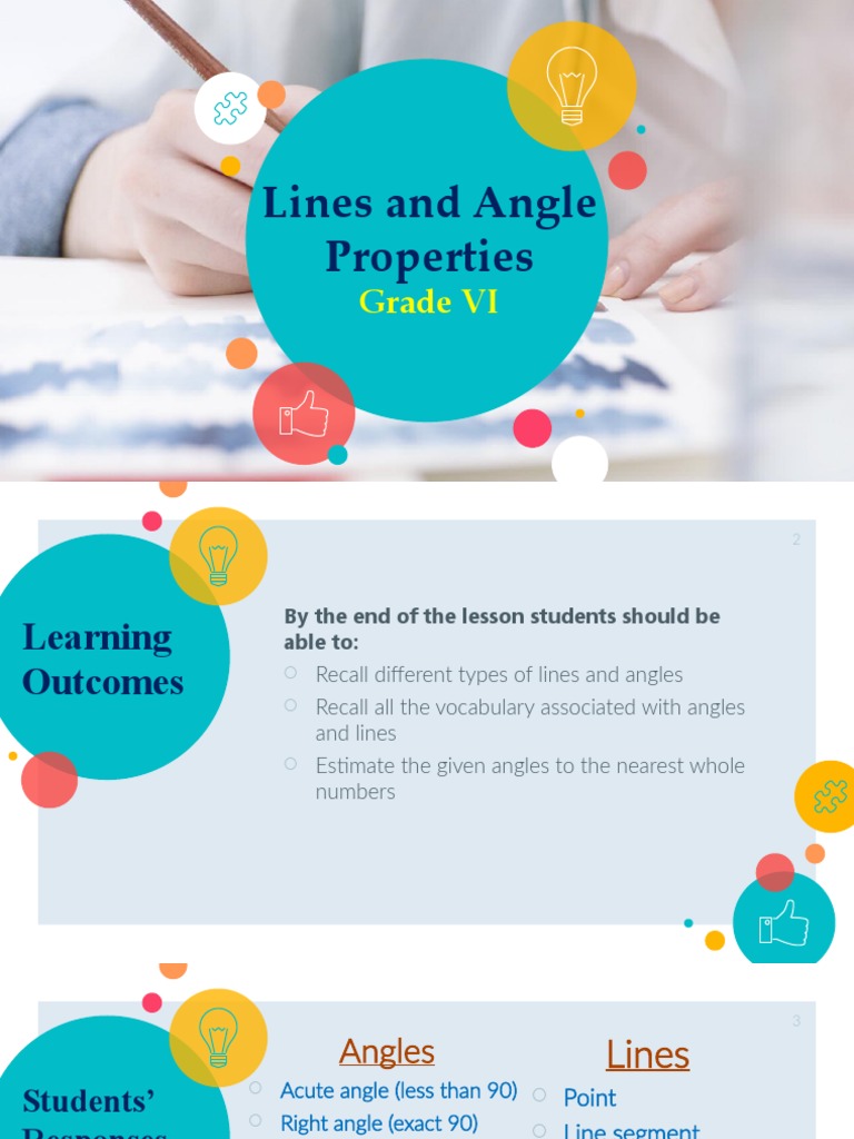 Grade 6 Lines and Angles Overview | PDF