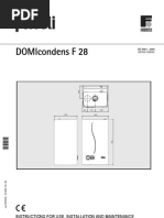Download Ferroli DOMIcondensF28 Boiler Manual by Lau454 SN52315604 doc pdf