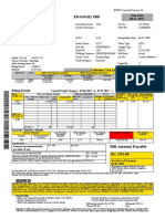 BSES Yamuna electricity bill details