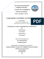College Canteen Automation: Narsee Monjee College of Commerce and Economics
