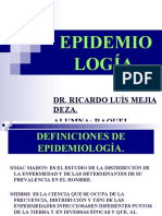 EPIDEMIOLOGÍA