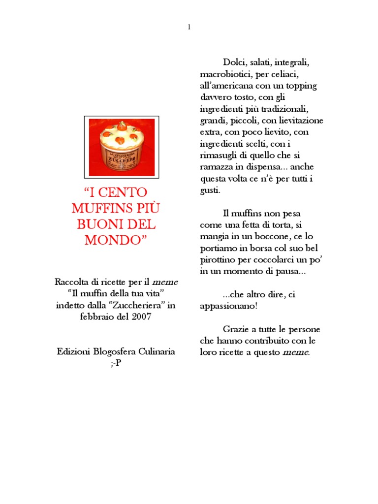 Muffin e merendine - Pagina 2 di 3 - Ricette - Il ricettario di