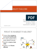 Market Failure: Group 9 Bagatsing, Joshua Peñalosa, Gianna Romulo, Drea Tangtatco, Eunice