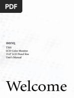 BenQ LCD Monitor User Manual