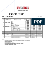 Pricelist Sealant 1 Juni 2020