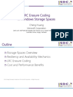 LRC Erasure Coding in Windows Storage Spaces: Cheng Huang