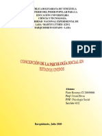 Origen y desarrollo de la psicología social en Estados Unidos a principios del siglo XX