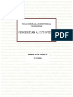 PENGERTIAN INTERNAL AUDIT