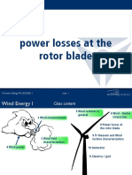 Power Losses at The Rotor Blade: Michael Hölling, WS 2010/2011 Slide