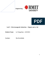 Electromagnetic Induction Lab: Magnet and Coil Voltages