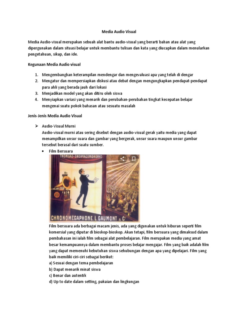 Media Audio Visual PDF