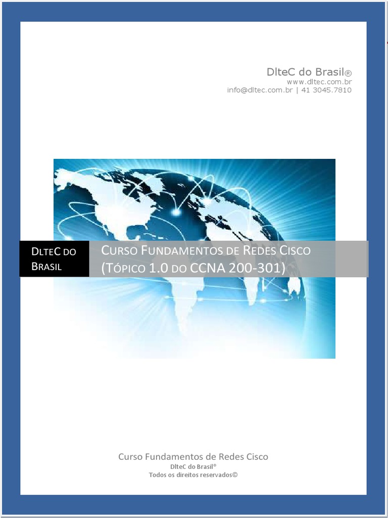 Ebook Curso Fundamentos de Redes Cisco-166 | PDF | SuÃ­te de protocolo de  internet | Rede de computadores