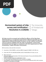 Harmonized System of Ship Survey and Certification