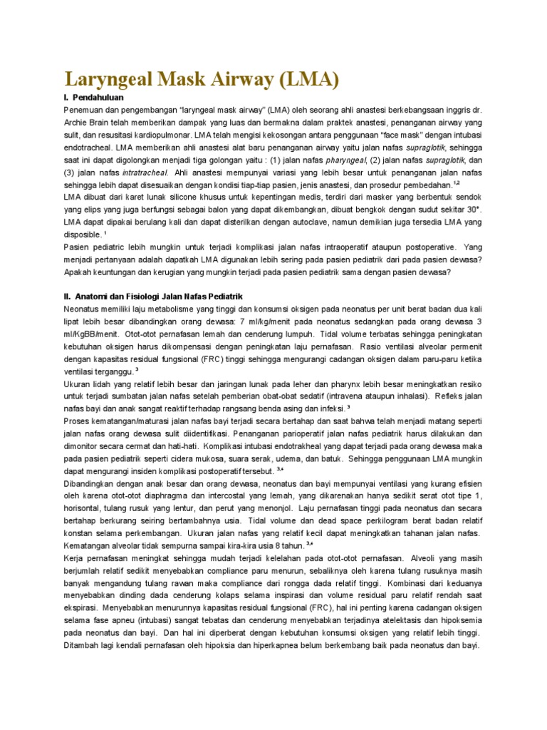 Laryngeal Mask Airway PDF
