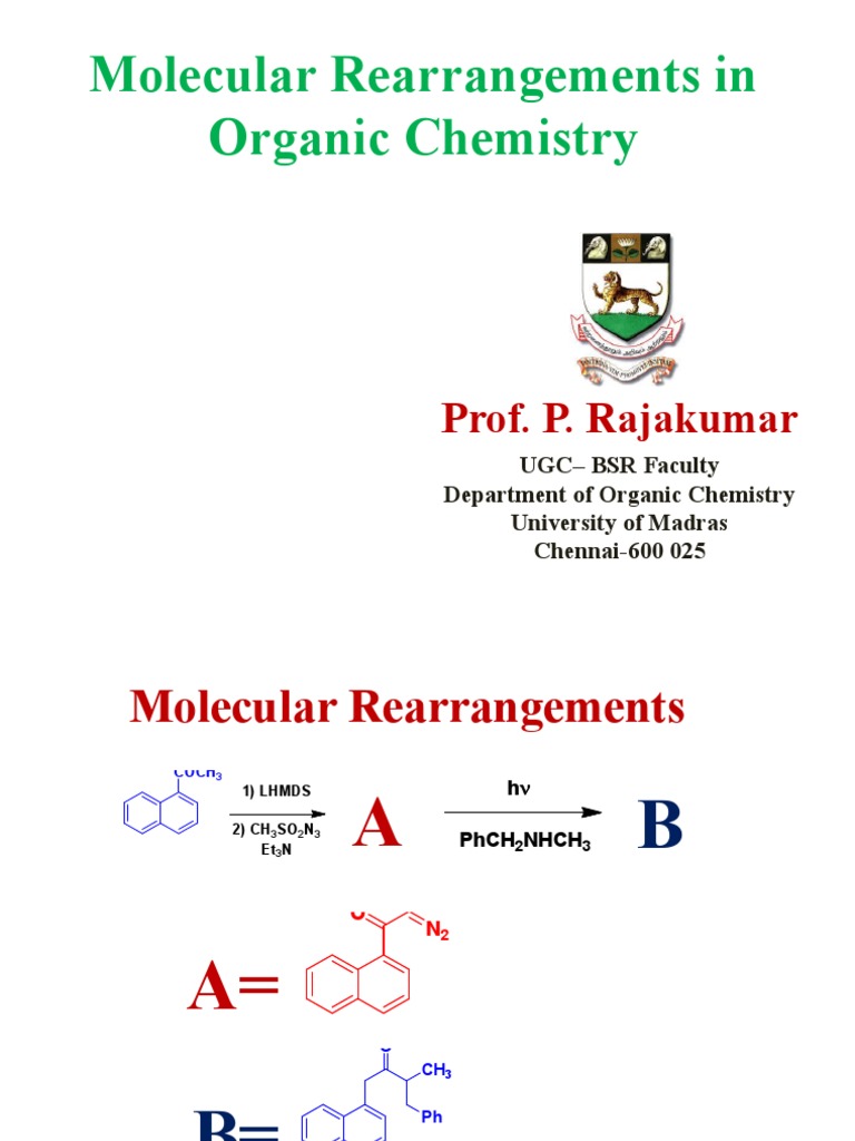 Molecular Rearrangements Overview | PDF | Chemistry | Organic Chemistry