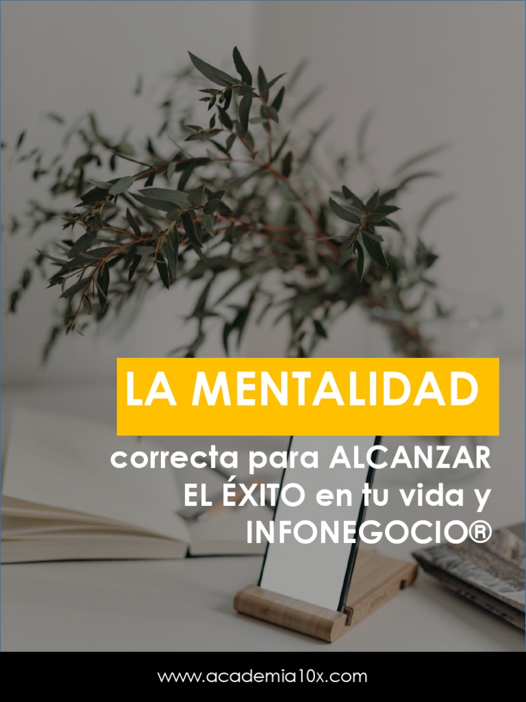 La Mentalidad Correcta para ALCANZAR EL ÉXITO en Tu Vida y INFONEGOCIO ...