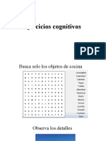 Ejercicios Cognitivos 2