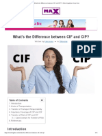 What's The Difference Between CIF and CIP - Global Logistics Know How